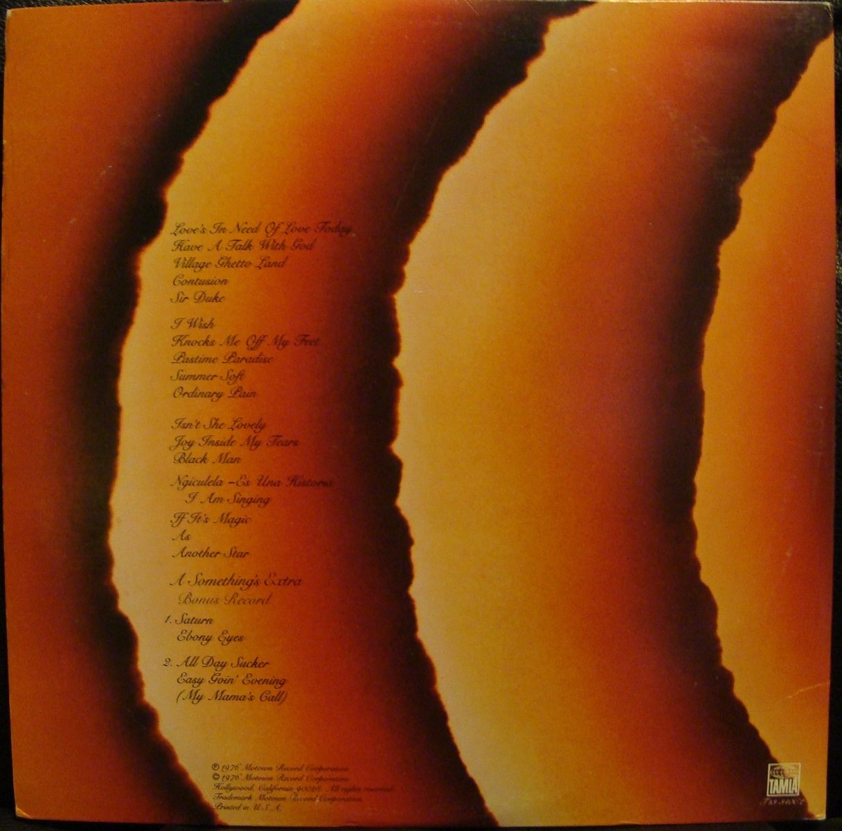 Songs in the Key of Life [Vinyl LP]