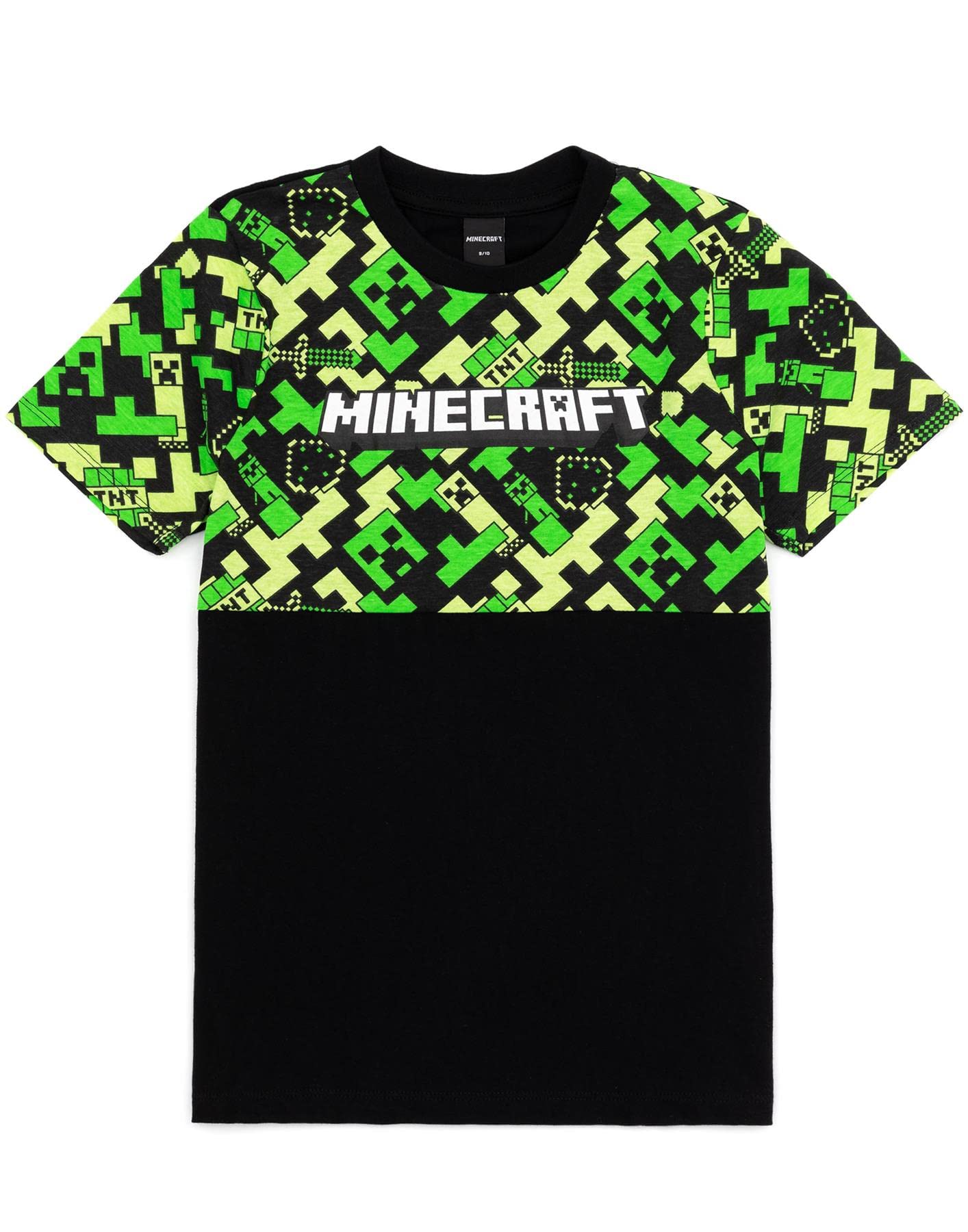 Minecraft Pyjamas Jungen Long OR Short Bottom Optionen Kids Gamer PJs