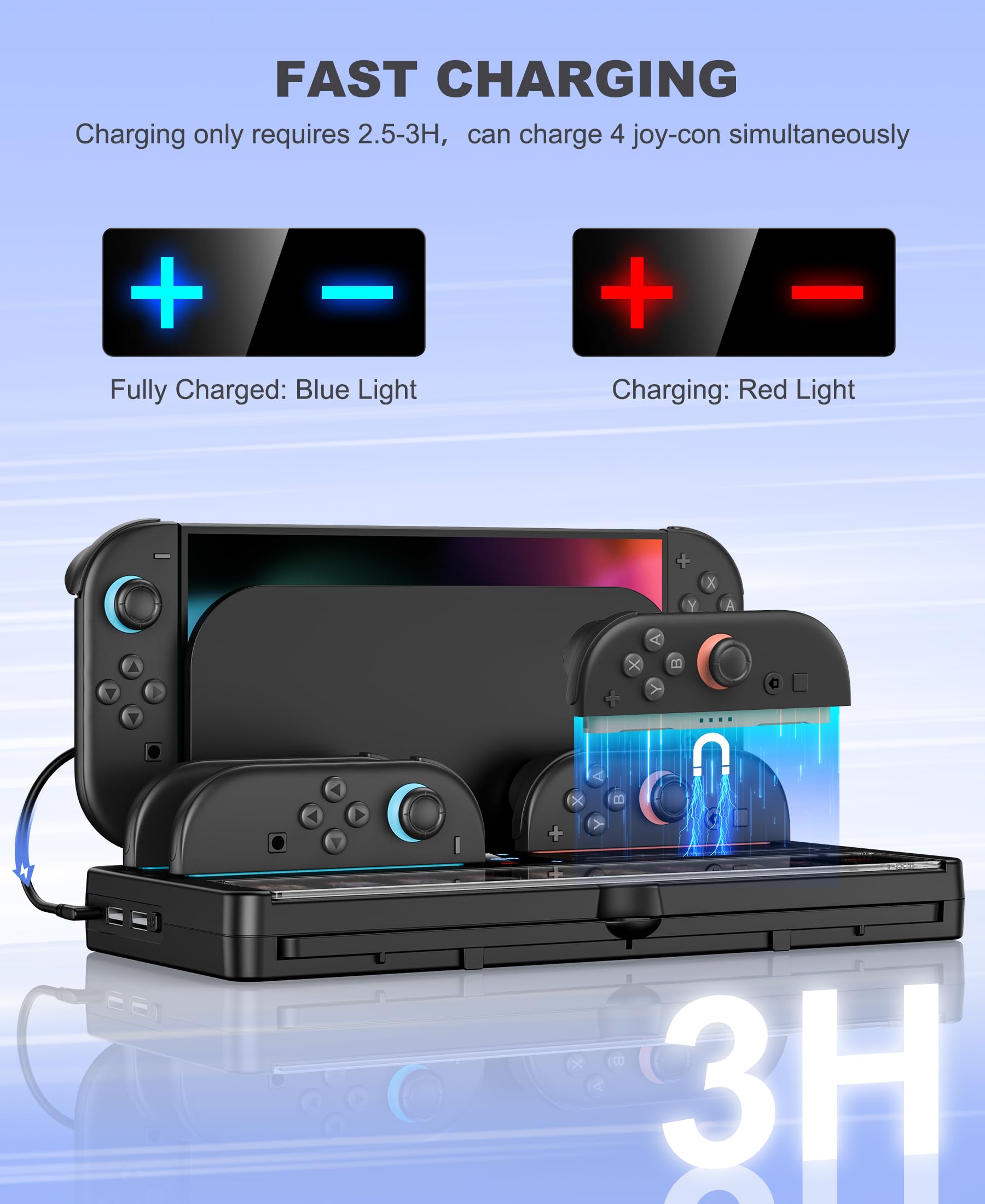 スイッチ本体　ニンテンドーSwitch Dock コントローラー Amazon.co.jp: スイッチコントローラー 充電ドックステーション 任天堂