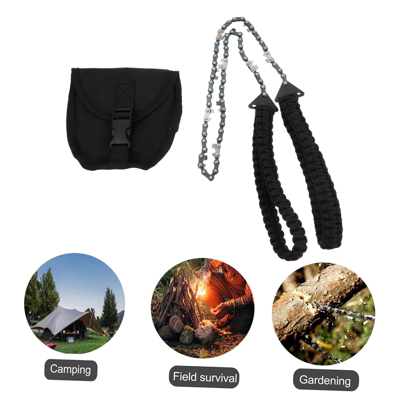 VANZACK Pocket Chainsaw Folding Emergency Tool for Outdoor Survival Lightweight Saws for Camping Hiking and Adventure