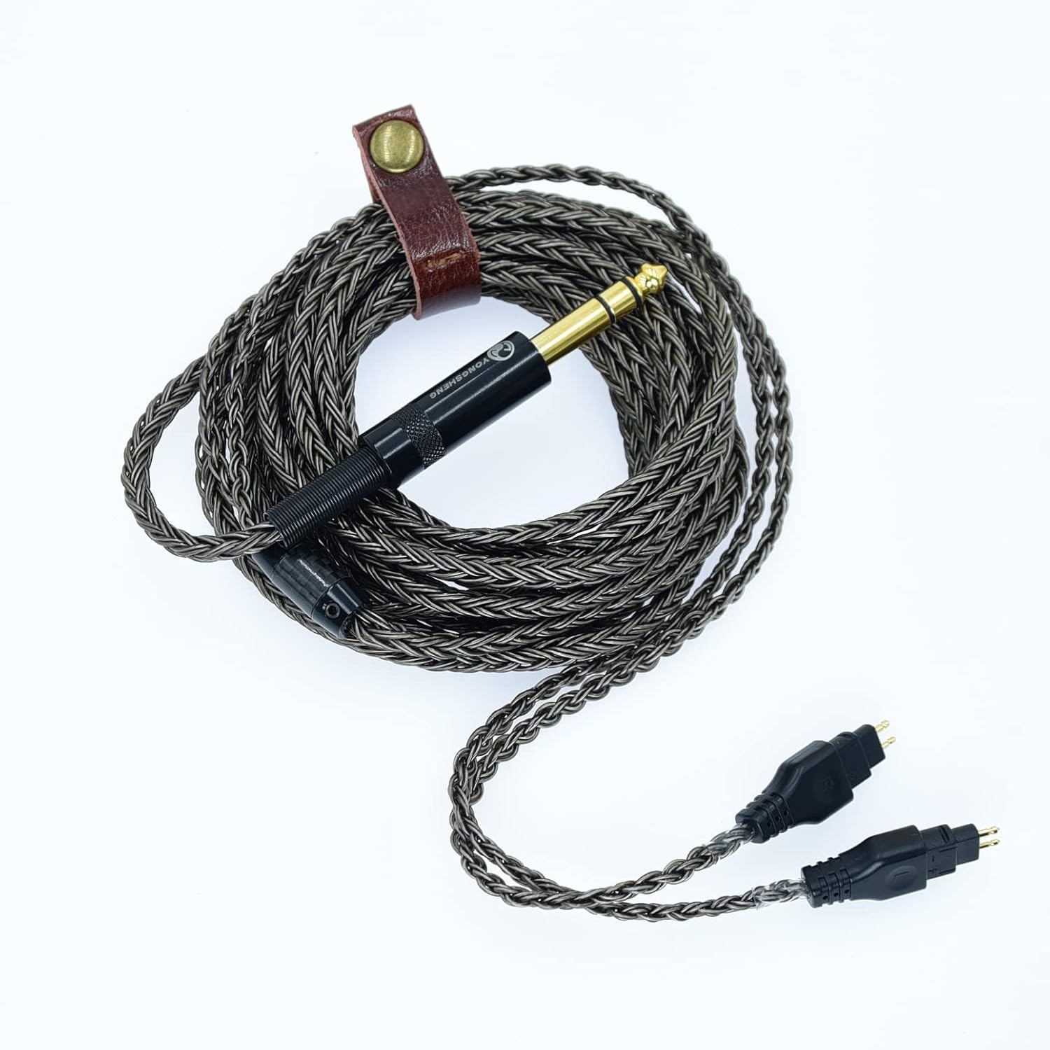 Arklove 6.35mm 1/4" Jack Stereo Replacement Audio Upgrade ofc Cable for Sennheiser hdxx HD650, HD600, HD580, HD660S, Massdrop HD6XX Headphones with Monitor (3m(9.85ft), Grey-6.35mm-hd6xx)