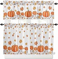 Vista 14 de Cortinas opacas con diseño del alfabeto de animales lindos para niños, cenefa de amarre para ventanas de cocina, decoración de ventana con estampado