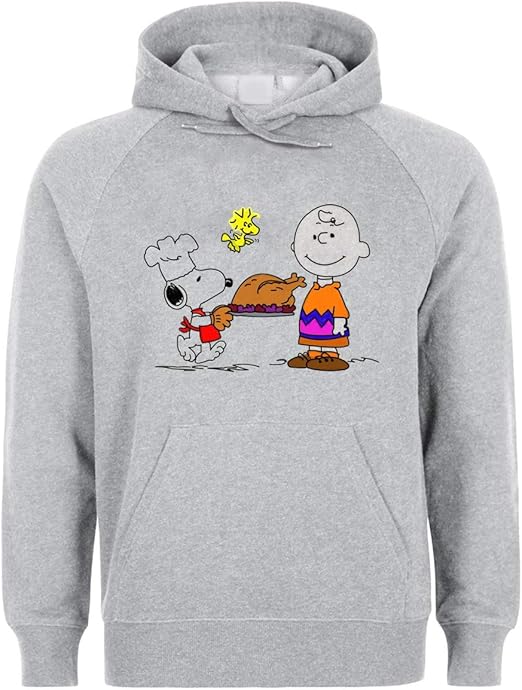 Thanksgiving Snoopy Unisex Sweatshirt Hoodie Sweat à Capuche Small Amazon.fr Mode