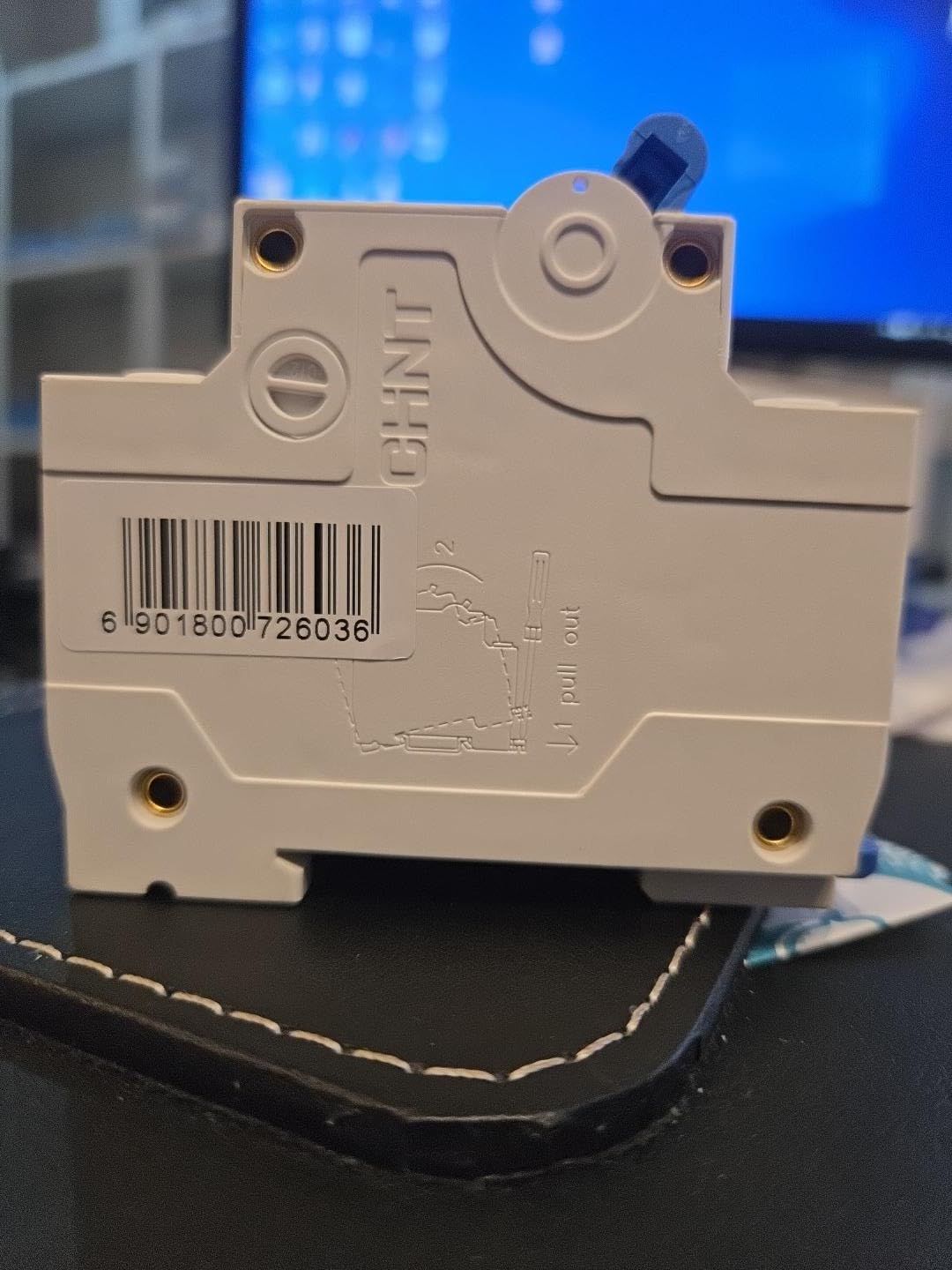 CHINT NXB-125 4P C80 – Interruptor automático magnetotérmico modular, 4 polos, 80 A – IEC/EN 60947-2