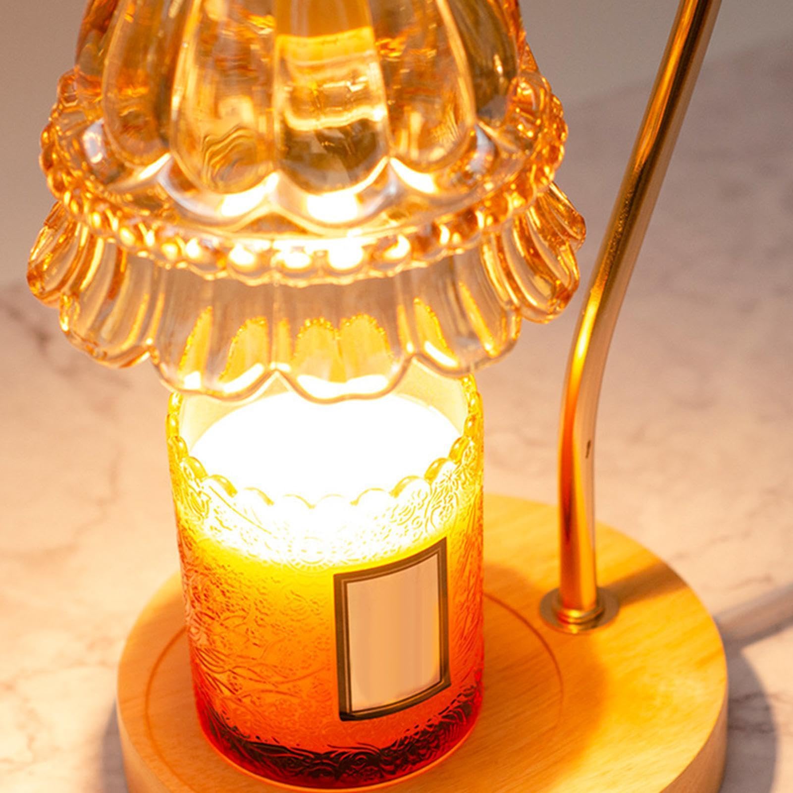 Generico Luce scalda, Lampada scalda| Lampada a candela che scioglie la luce | per sciogliere dimmerabile, lampada per sciogliere per sala studio, soggiorno, tavolo