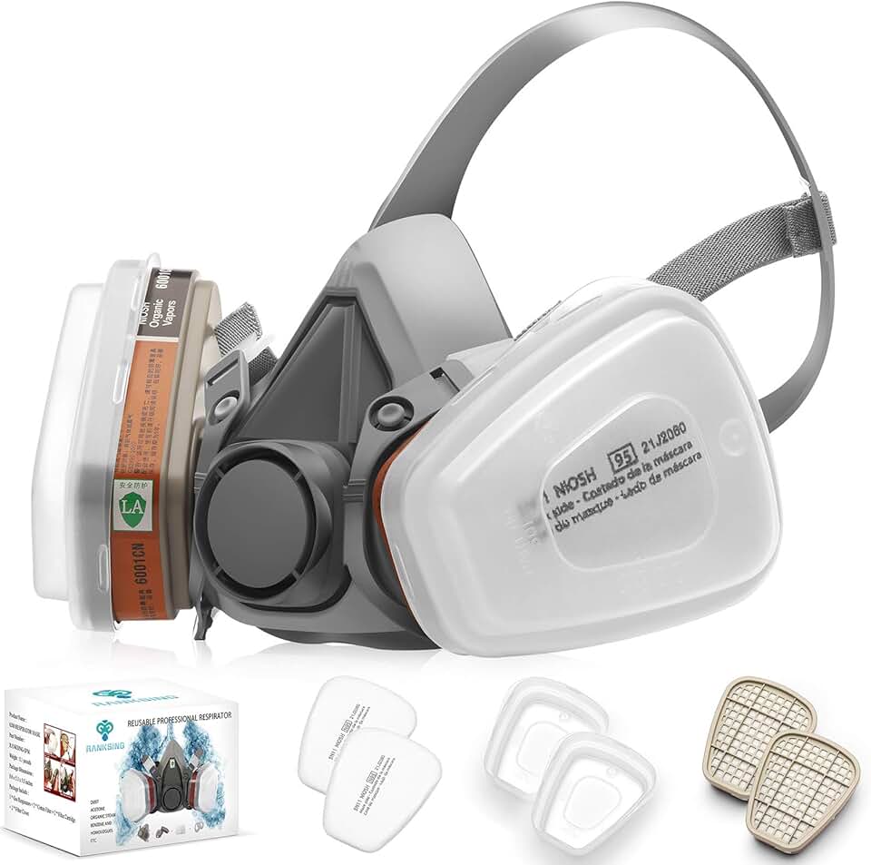 respirator mask for epoxy resin