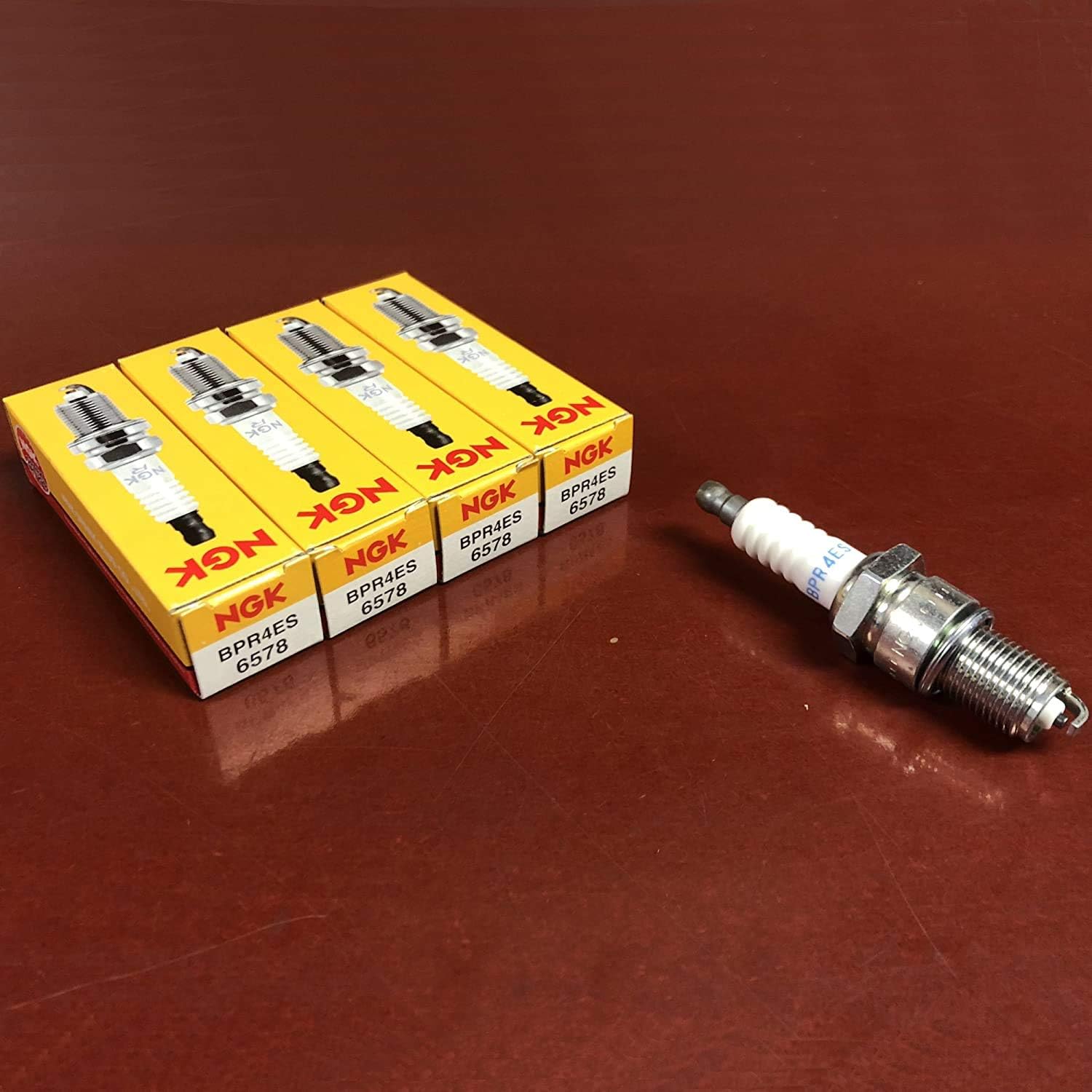 Amazon.com: NGK 6578 Standard Spark Plug - BPR4ES SOLID, 1 Pack : NGK ...