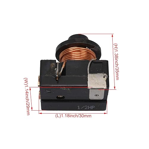 Miniatura 4 de Reemplazo de relé de compresor de bobina de 375 W para refrigerador de 12 HP, accesorios de refrigerador, paquete de 3