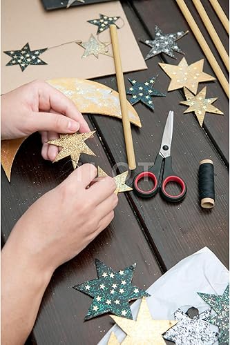 Miniatura 10 de Varillas de madera redondas de 14 x 17.5 pulgadas, sin terminar, para bricolaje, piruletas, soporte para pasteles, 50 unidades