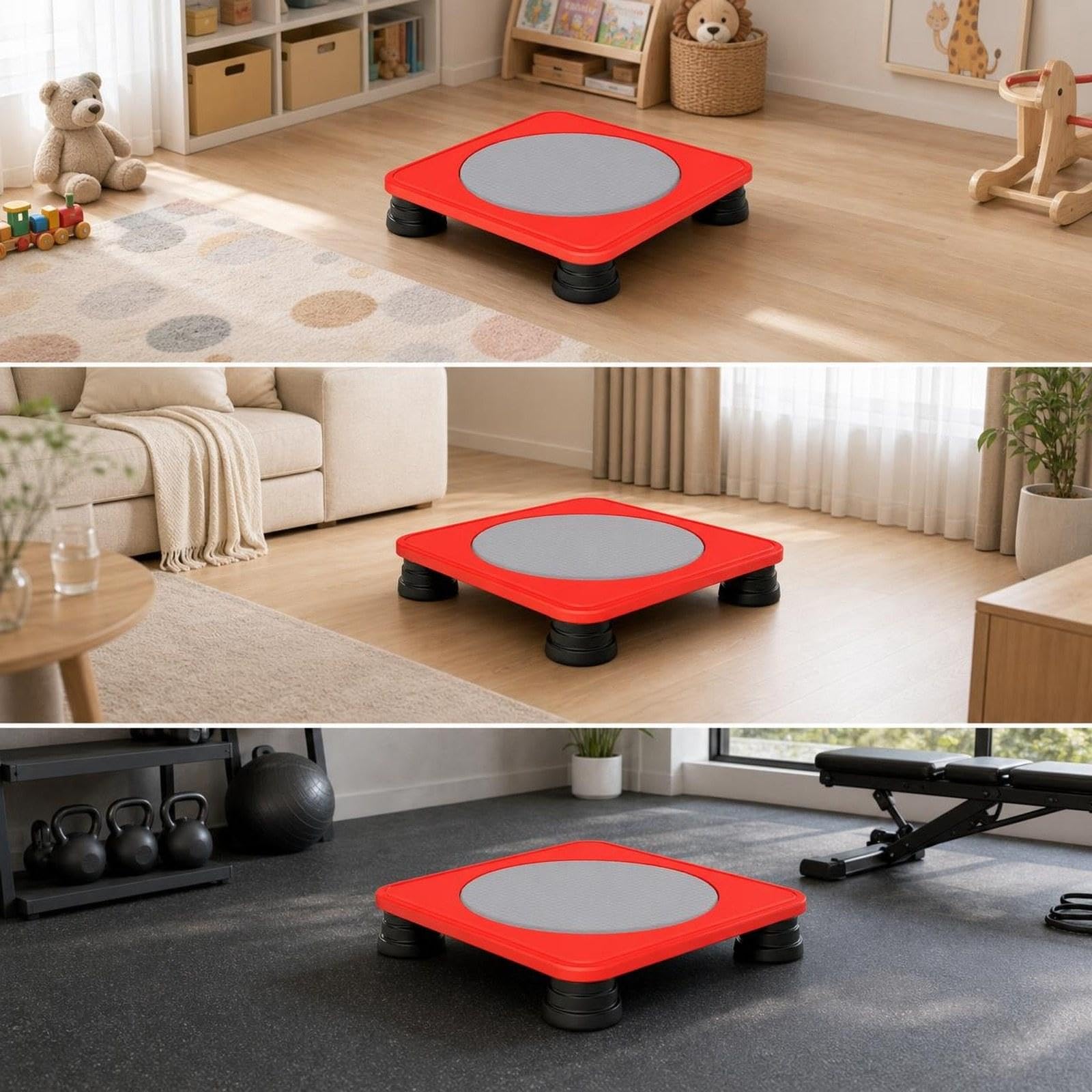 Mini para Niños, Cama de Juego Compacta de PP, Equipo de Salto Sensorial, Alta Capacidad de Carga, Ideal para Actividades Motrices