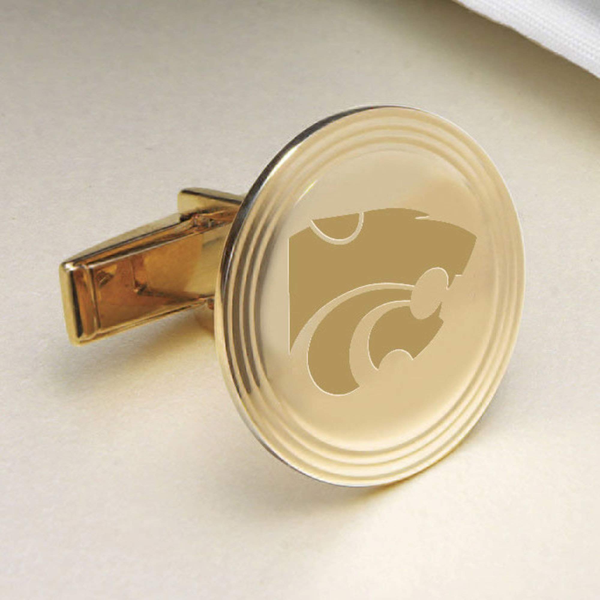 Kansas State University 18K Gold Cufflinks