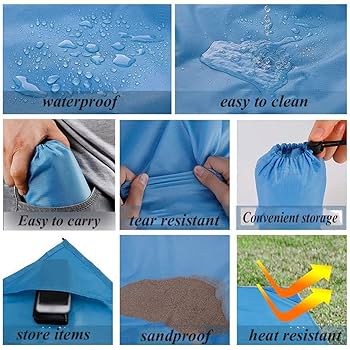 Spot Hearts Waterproof Picnic Blanket By Just A Joy