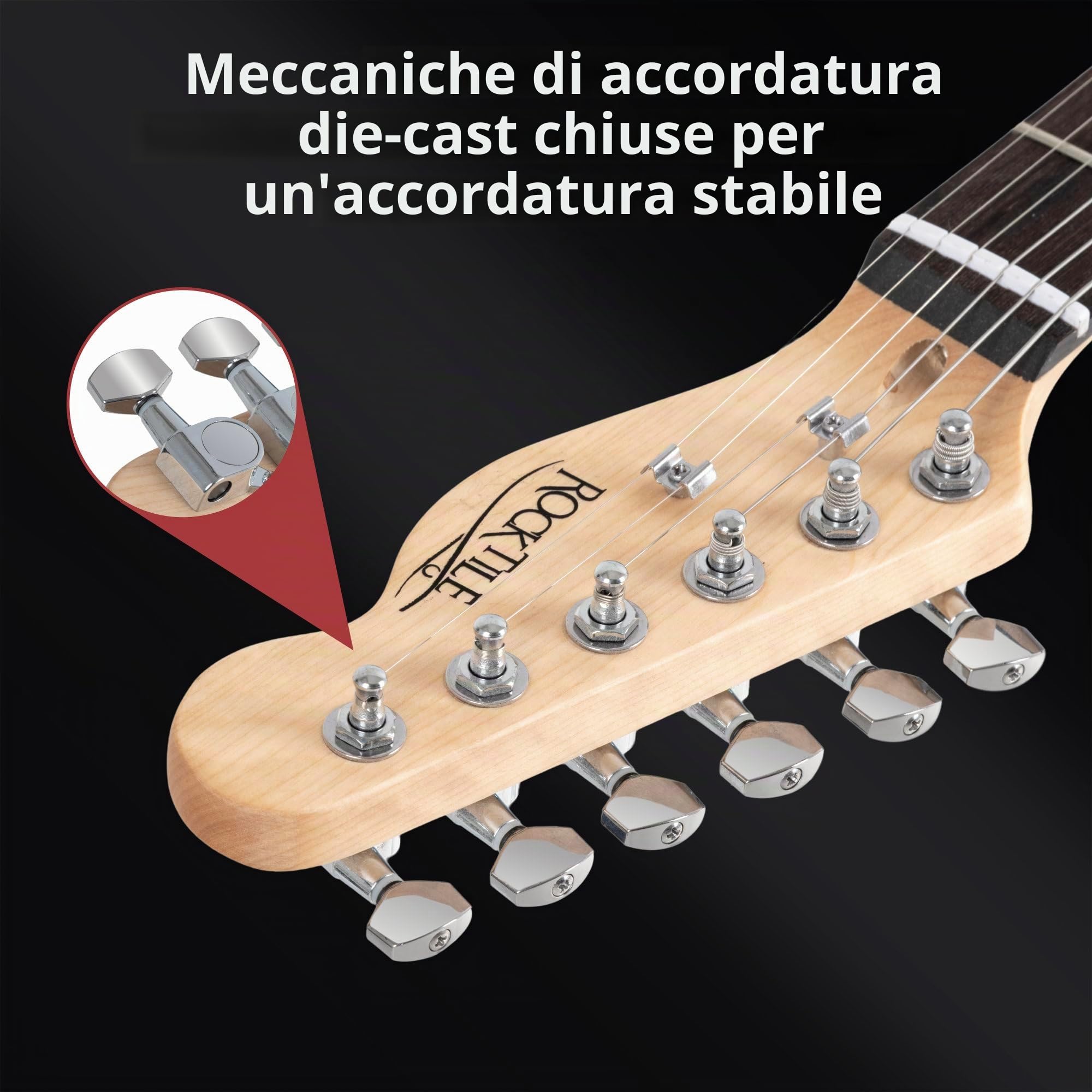 Rocktile Pro TL100-SB Chitarra Elettrica 2-Tone Sunburst