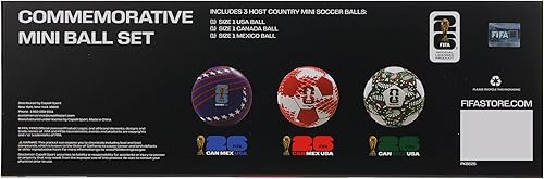 Miniatura 9 de Capelli Sport Copa Mundial de la FIFA 26 Juego de pelota de fútbol de país anfitrión - 3 pelotas - Talla 1