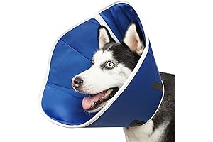 Elizabeth Collars for Dogs: BARKLESS Dog Cone - Best Alternative for Neutering or Surgery Recovery