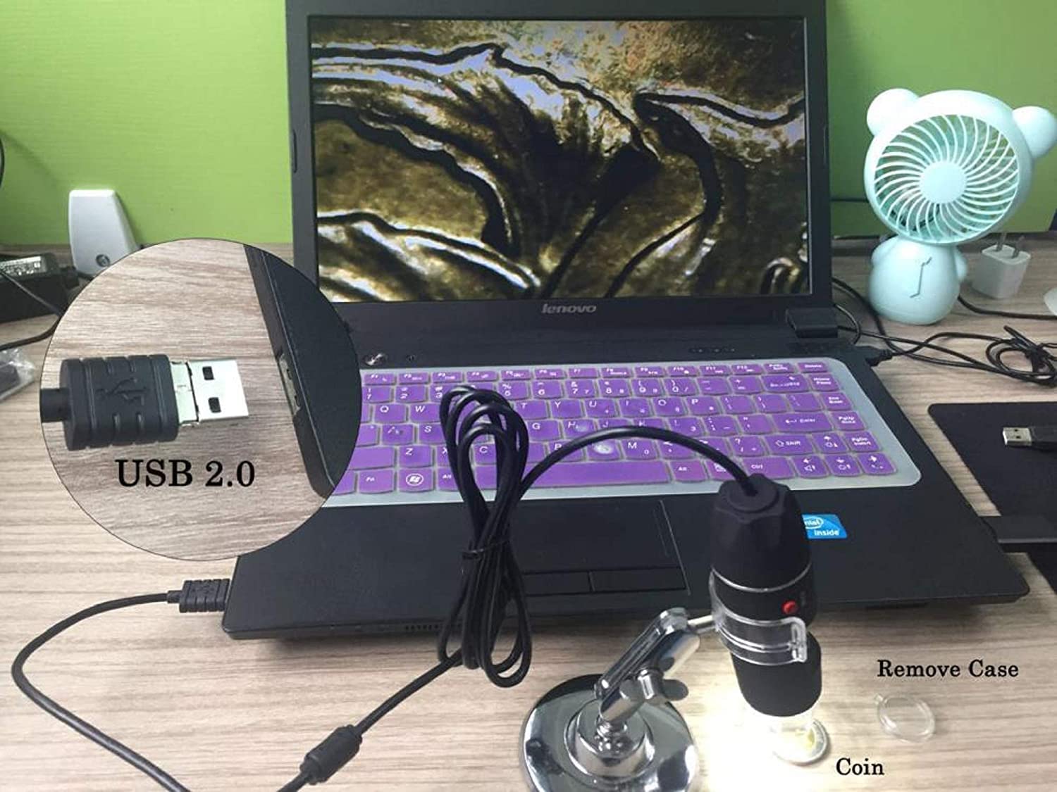 Jiusion WiFi USB Digital Handheld Microscope, 40 to 1000x Wireless