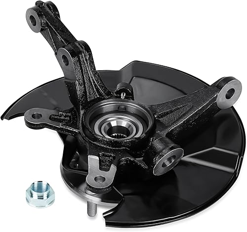 Conjunto de cubo de cojinete de dirección y cojinete de rueda delantero derecho e izquierdo compatible con Honda Civic 2006-2011, reemplazo para