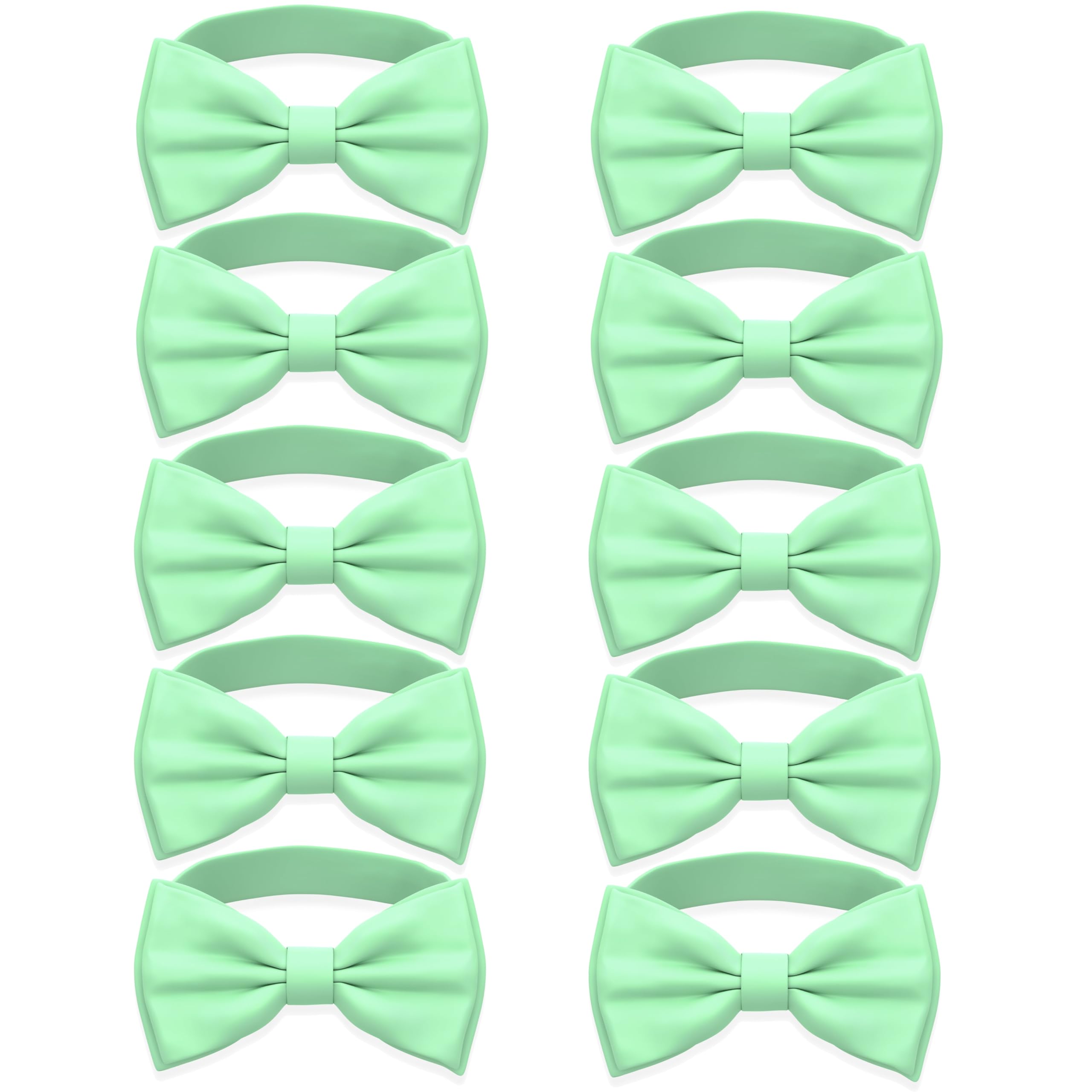Adam Young Men's Bow Ties Pre-Tied Style Formal Satin Classic Bowtie for Tuxedo Faux Silk