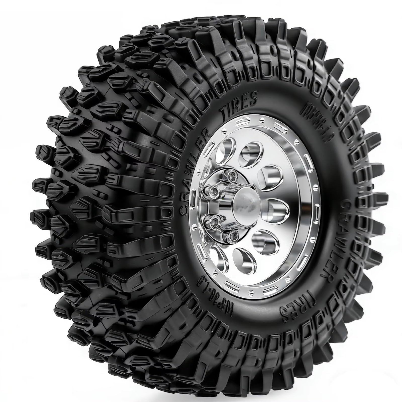 RC Pneumatici Ruote Per Traxxas Per TRX4 Per Axial Per SCX10 II III Per Redcat Gen8 Gen7 1/10 1.9 Ruote Pneumatici Beadlock 108mm 12mm Hex Crawler Aggiornamenti