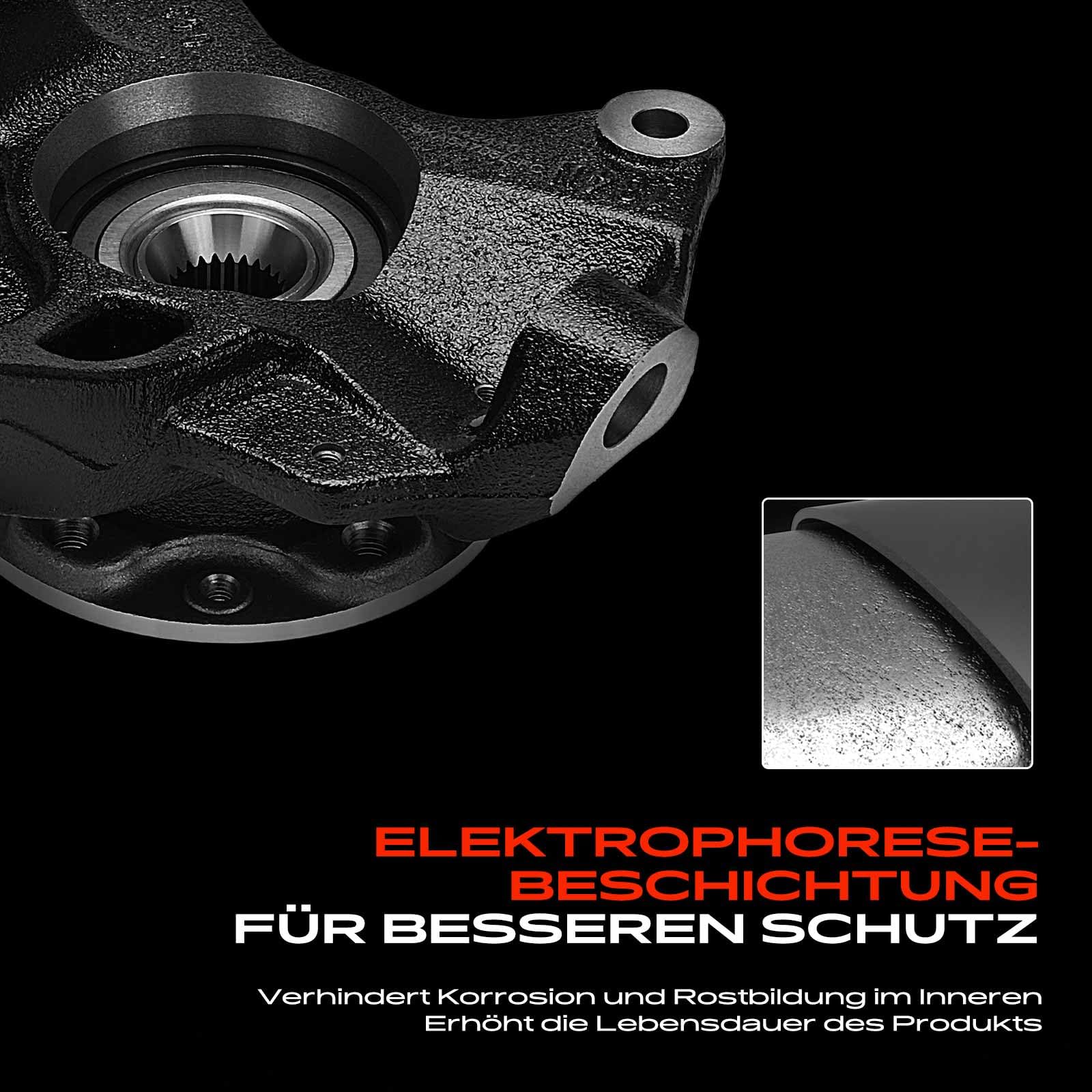 Frankberg Achsschenkel komplett Vorderachse Links Kompatibel mit M.e.g.a.n.e III Coupe DZ0/1 M.e.g.a.n.e III Schrägheck B3 BZ0/1 Scénic III JZ0/1 Replace# 400154705R