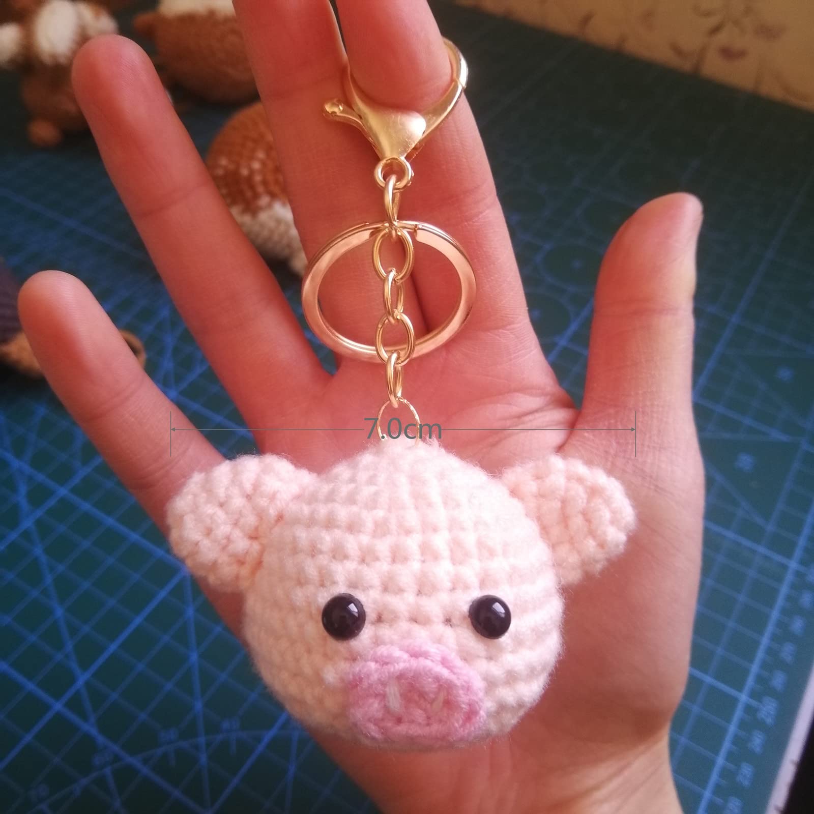Anhänger Schlüsselbund Plüsches Nettes Anhänger Keychain-Geschenk