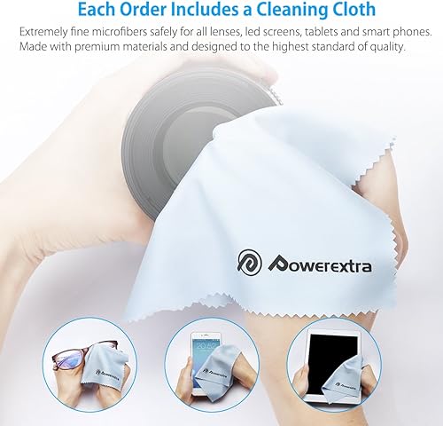 Miniatura 7 de Powerextra Paquete de 2 baterías Canon LP-E6 LP-E6N de repuesto para Canon C700 XC15 EOS 60D 70D 80D 5D Mark II III y IV 5DS 5DS R 6D 7D Cámaras