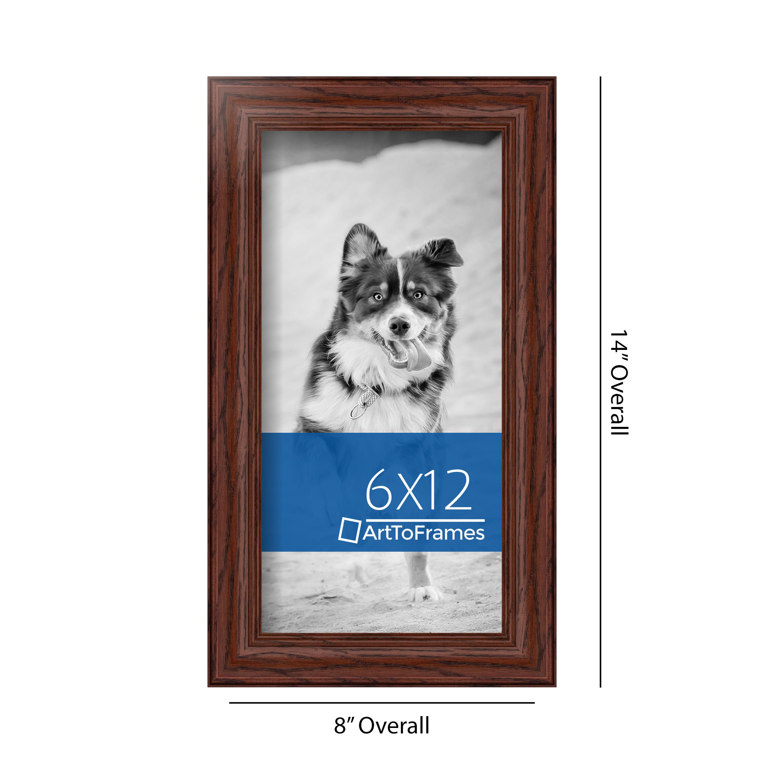 Amazon.com - ArtToFrames 6x12 inch Cherry stain on Solid Red Oak