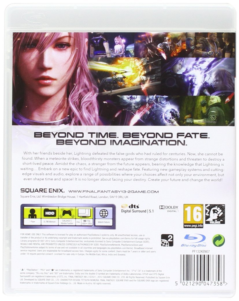 Amazon.com: Square Enix Final Fantasy Xiii-2 [ps3] [playstation 3
