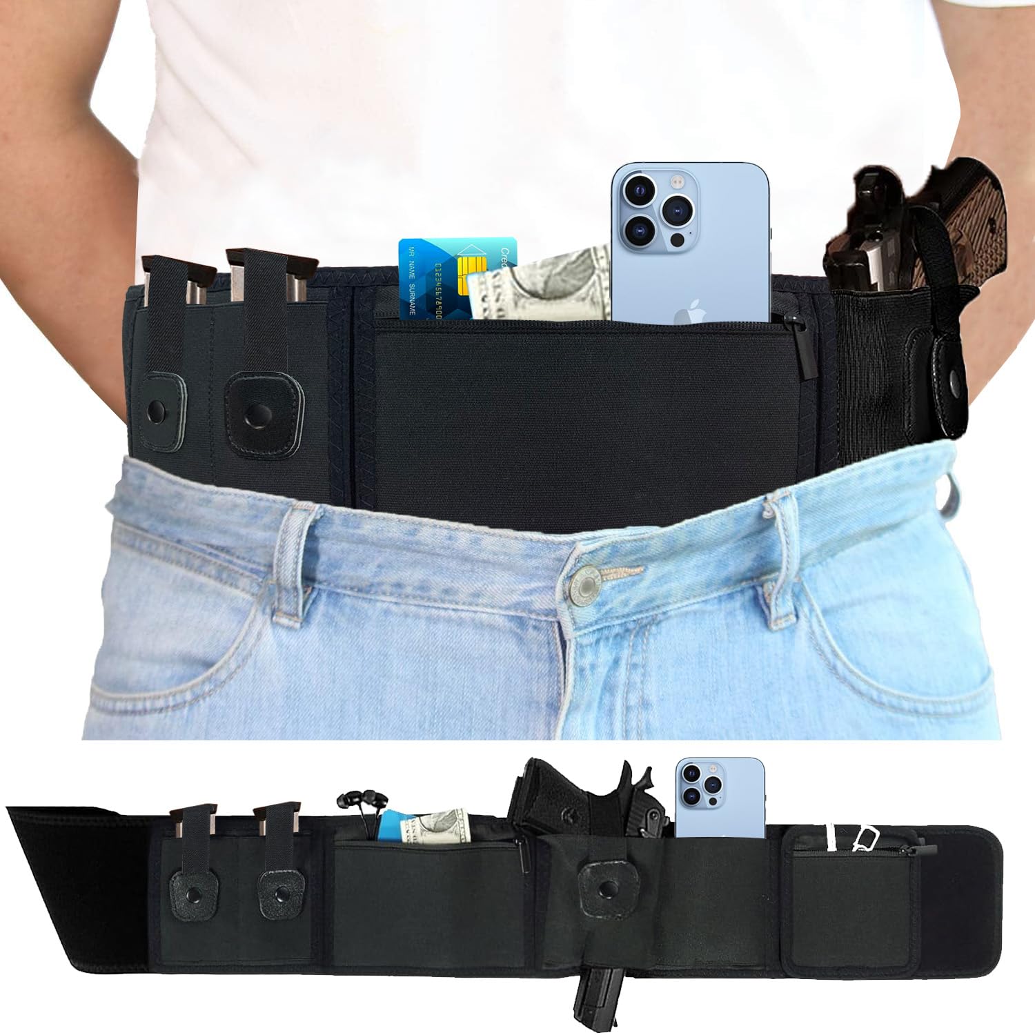 Gun Holster For Men Belly Band Holster For Concealed Carry