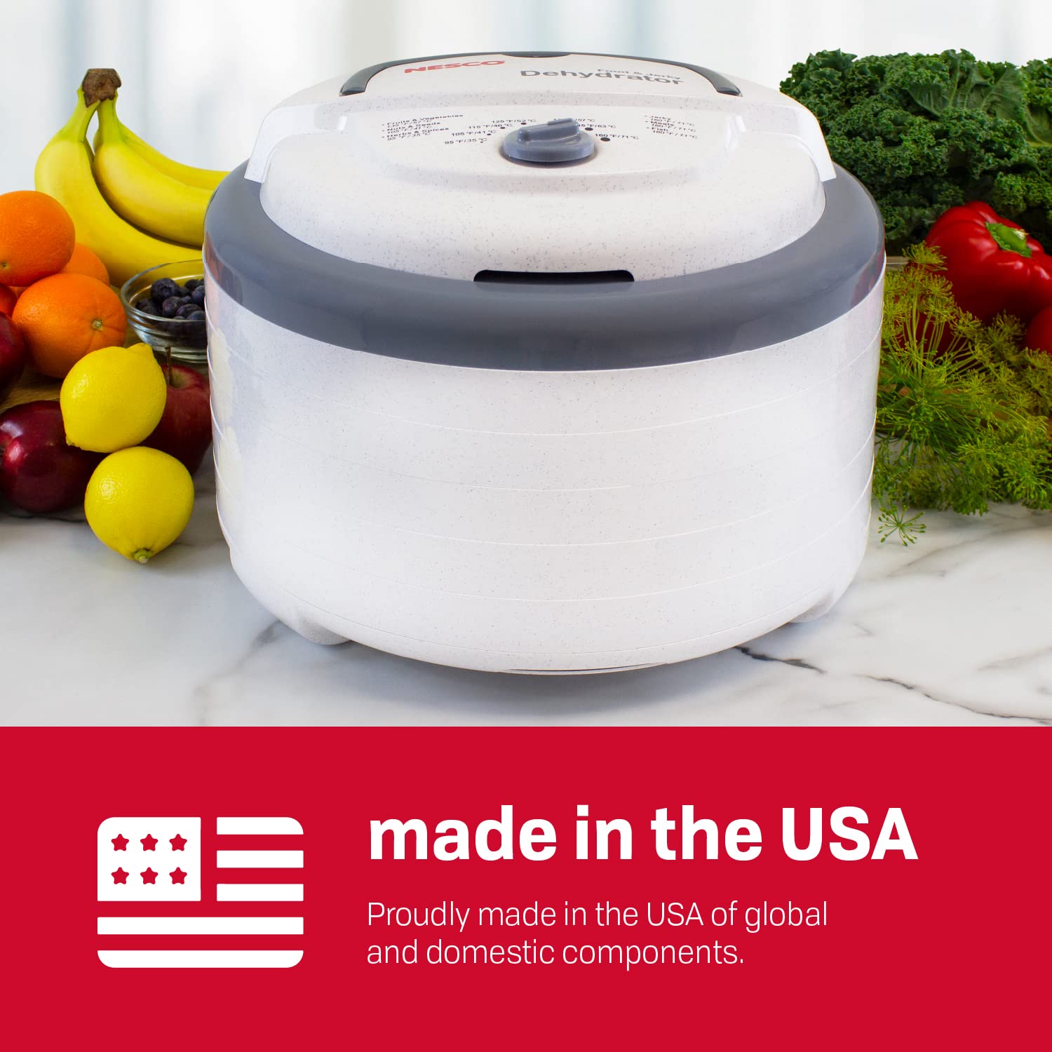 Buy Nesco FD75A Snackmaster Pro Food Dehydrator, For Snacks, Fruit