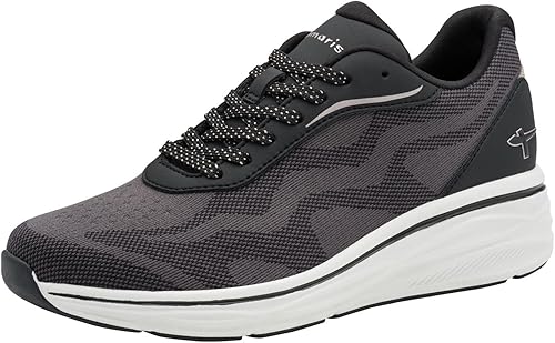Tamaris Damen Sneaker Low 1-23789-45, Zapatillas Mujer, Negro, 39 EU