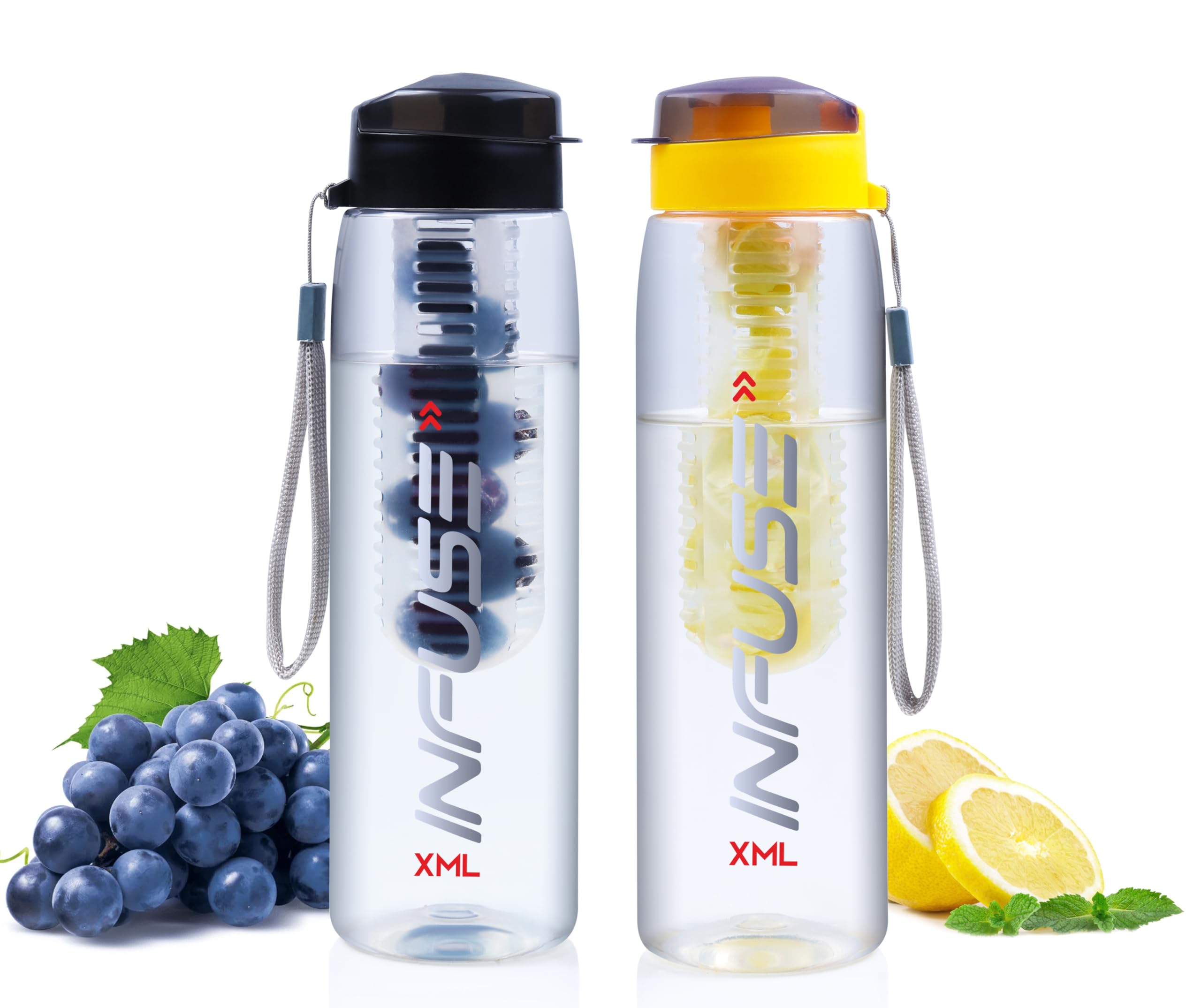 See full amazon price history chart for XML Fruit Infuse Water Bottle | Detox Bottle with Infuser Chamber | Leakproof Plastic Bottle Ideal for Gym, Office, Travel | 850ml Plastic (BLACK-YELLOW-2) XML Fruit Infuse Water Bottle | Detox Bottle with Infuser Chamber | Leakproof Plastic Bottle Ideal for Gym, Office, Travel | 850ml Plastic (BLACK-YELLOW-2) (B0CYXDZ1Q3) Amazon Price History, Amazon Price Tracker