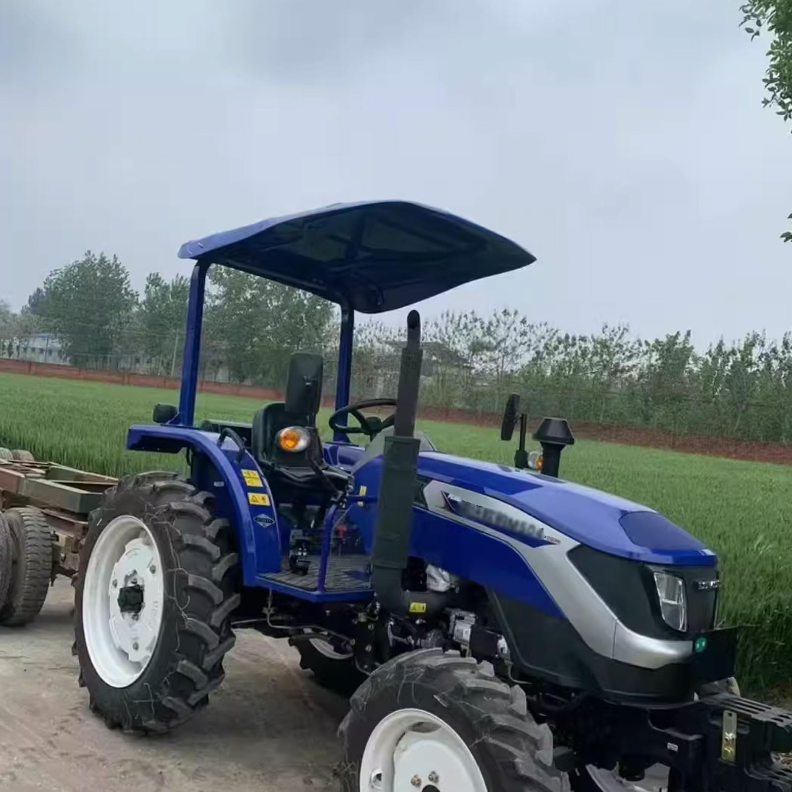 Traktor-Sonnenschutz, robustes Kunststoffdach mit Stahlrahmen, wetterbeständige obere Abdeckung für Landwirtschaft und Viehzucht, universelle Passform