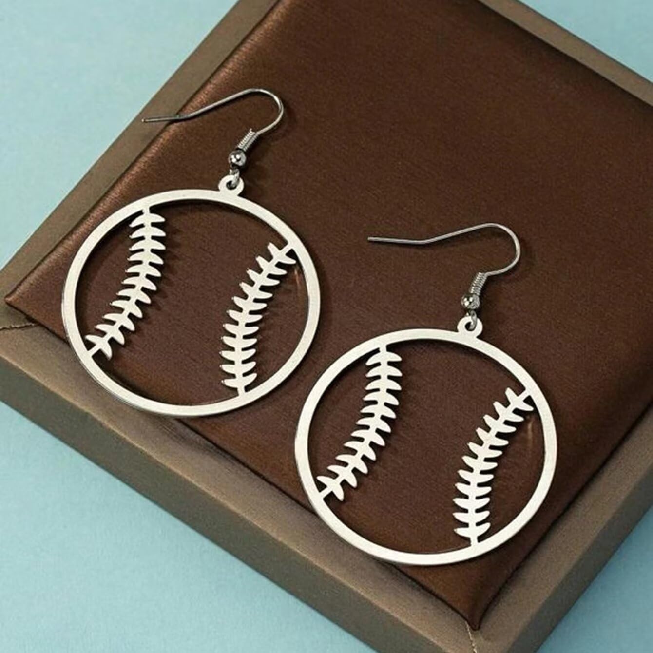 Baseball Earrings for Women Game Day Sports Ball Dangle Earring College School Team Spirit Team Sport Lover Fans Jewelry Accessories Gifts Mom - Image 3