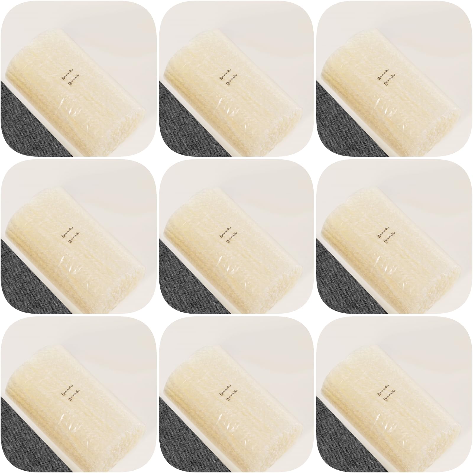 Yglnden 10 Bundles Latch Hook Kit Colorful Yarn Bundles Cut Rug DIY Latch Hook Yarn for Handmake Craft Sewing Knitting for Adults (10 Bundles# Beige B)