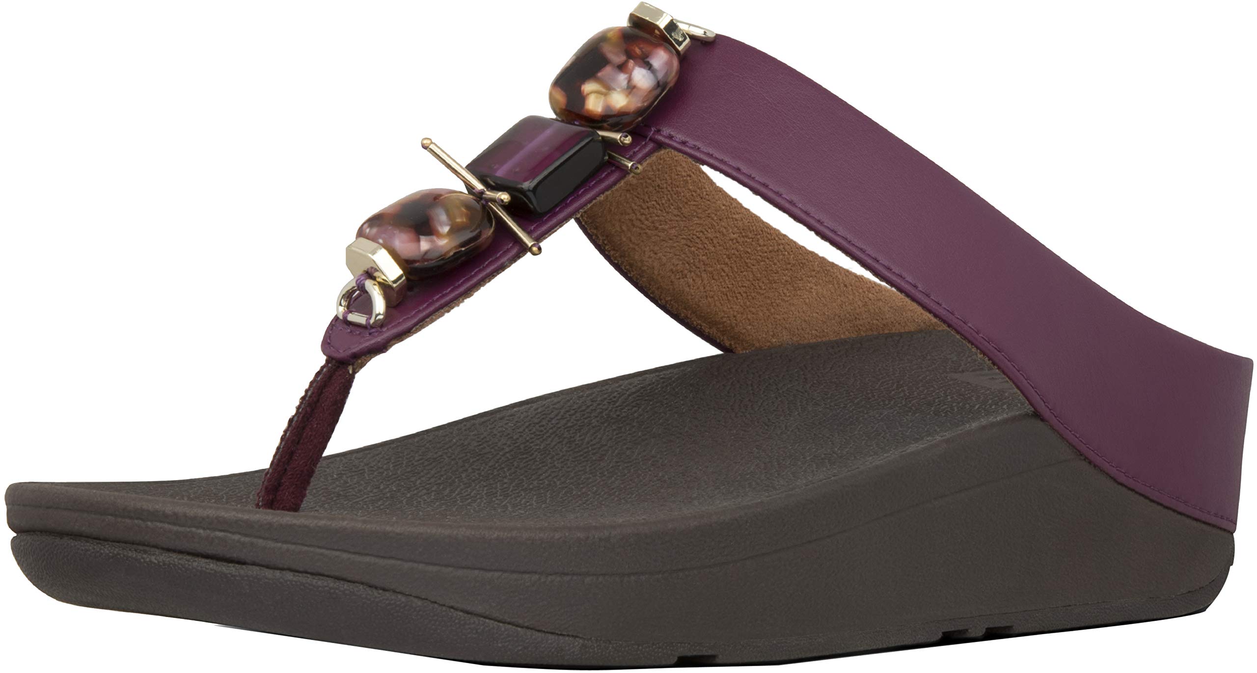 FitFlop Fino Marble Gem Toe-Thongs womens Women Thong Sandals