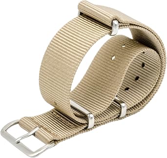 Cinturino Orologio 18mm 20mm 22mm Premium Ballistic Cinturino in Nylon Cinturino  Nato Swiss Zulu Cinturino Fibbia in Acciaio Inossidabile con Bar Primavera  Link Pin Remover Strumento (22mm, Cachi (s)) : Amazon.it: Orologi