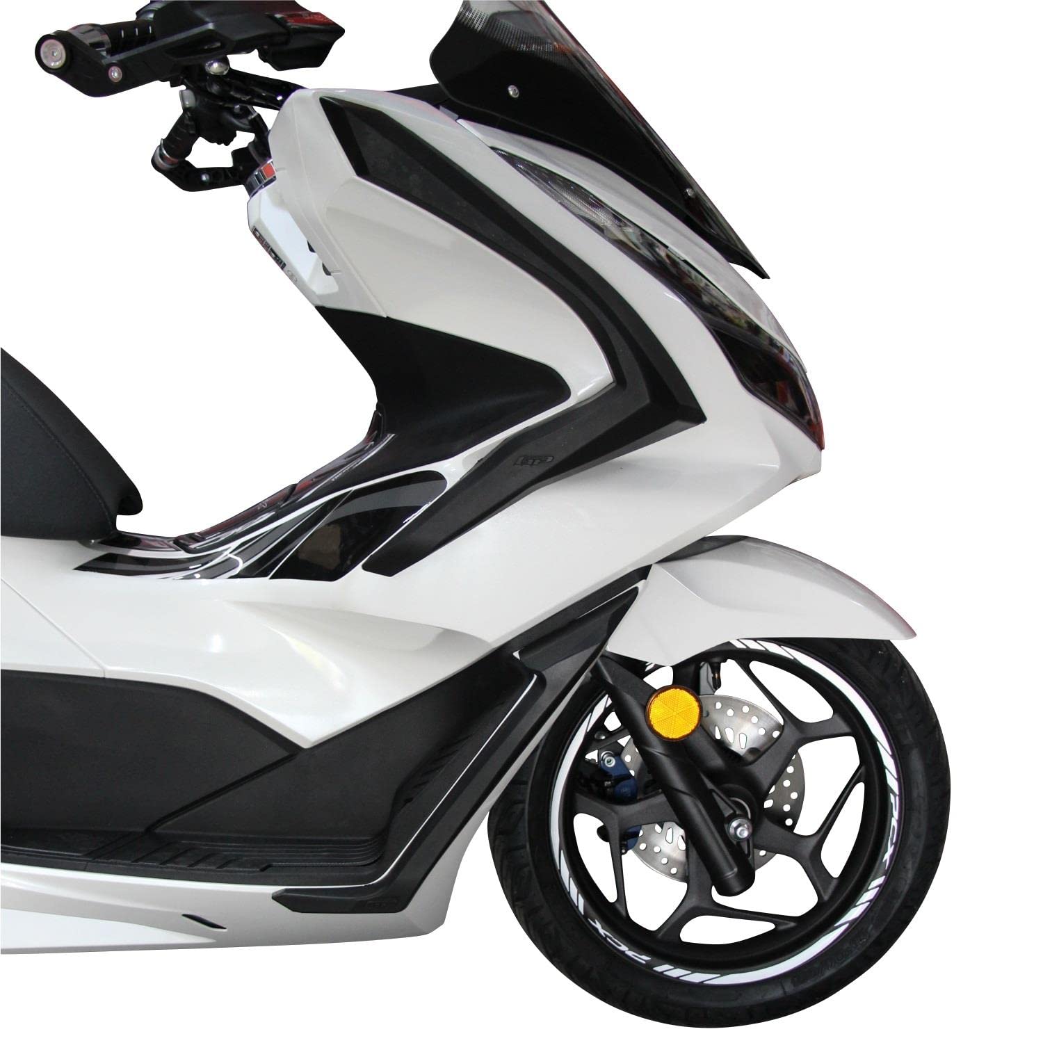GP Kompozit Dla PCX 125/150 2021-2022 kompatybilny ochraniacz dolnej części nogi, czarny