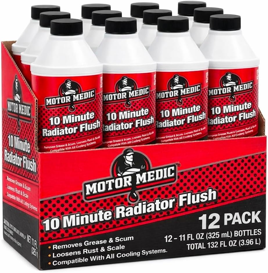 Gunk Motor Medic C1412 10-Minute Radiator Flush - 11 oz.(12 Pack)