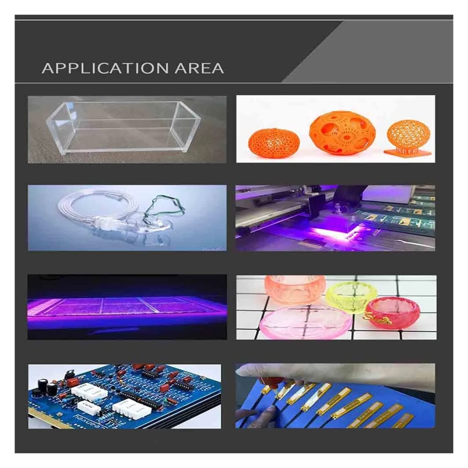 400W LED-Licht UV-Harzhärtungslicht Photohärtungslicht for SLA/DLP 3D-Drucker 365nm 395nm 405nm 400W Ausgangseffekt(1_405nm)