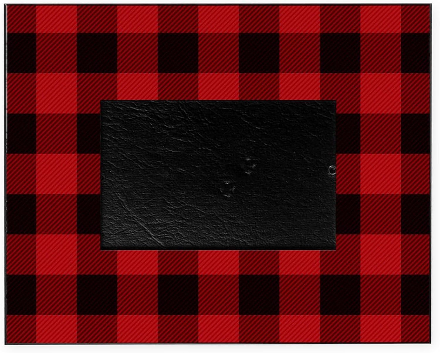 CafePress Lumberjack Cottage Buffalo Plaid Decorative Picture Frame