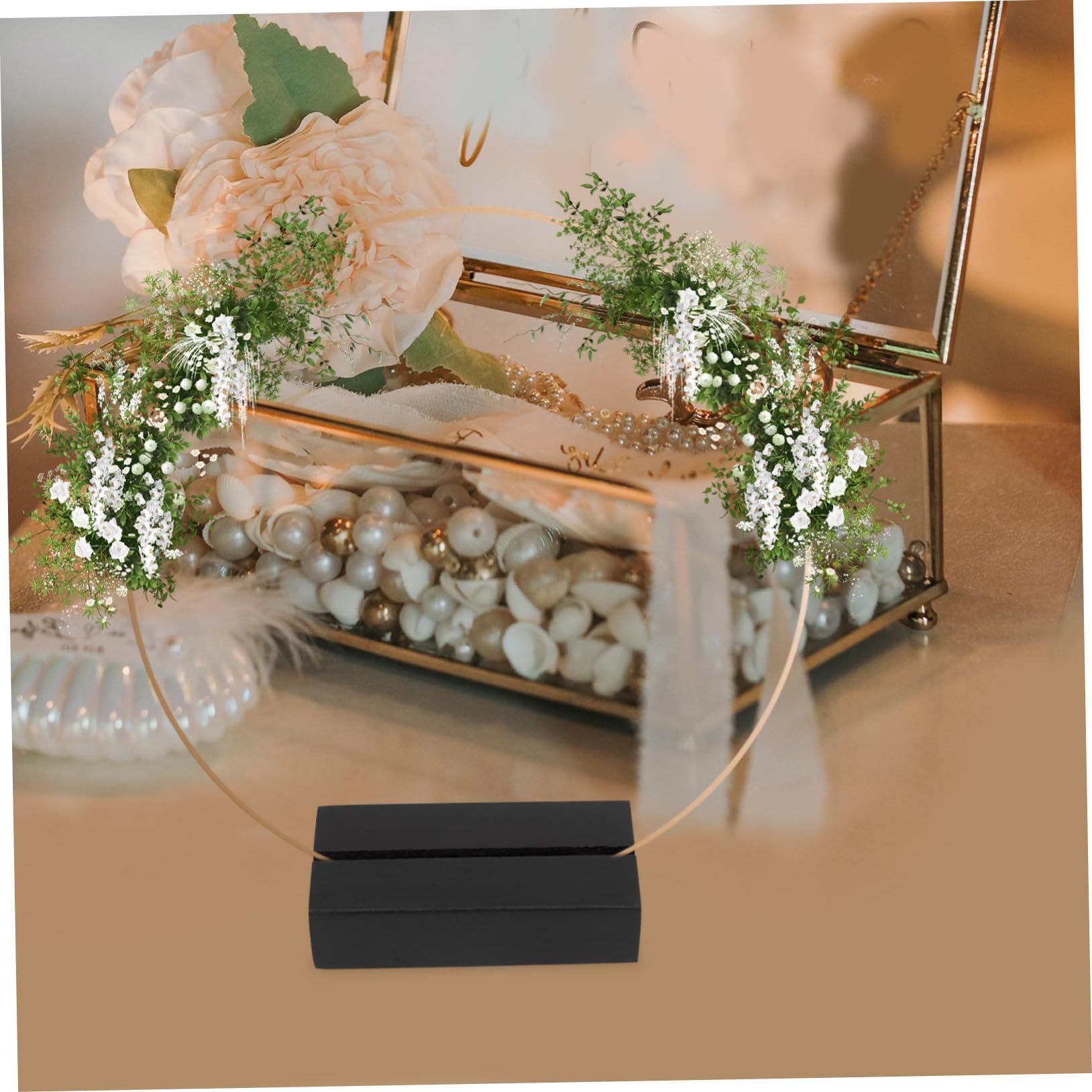 OUNONA 18piezas Soporte De Número De Mesa para Bodas y Eventos Base para Exhibición De Tarjetas y Nombres Decoración De Mesa Elegante y Duradera