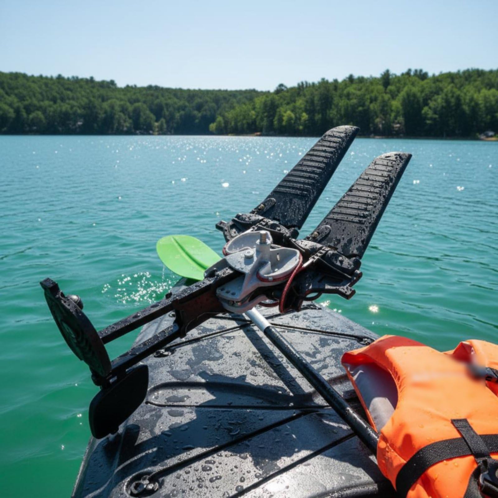 Kayak Pedale Drive Meccanico Propulsione Unificata Professionalità Pedalata Adatto per Attività Ricreative Fotografia Naturalistica Acquatica