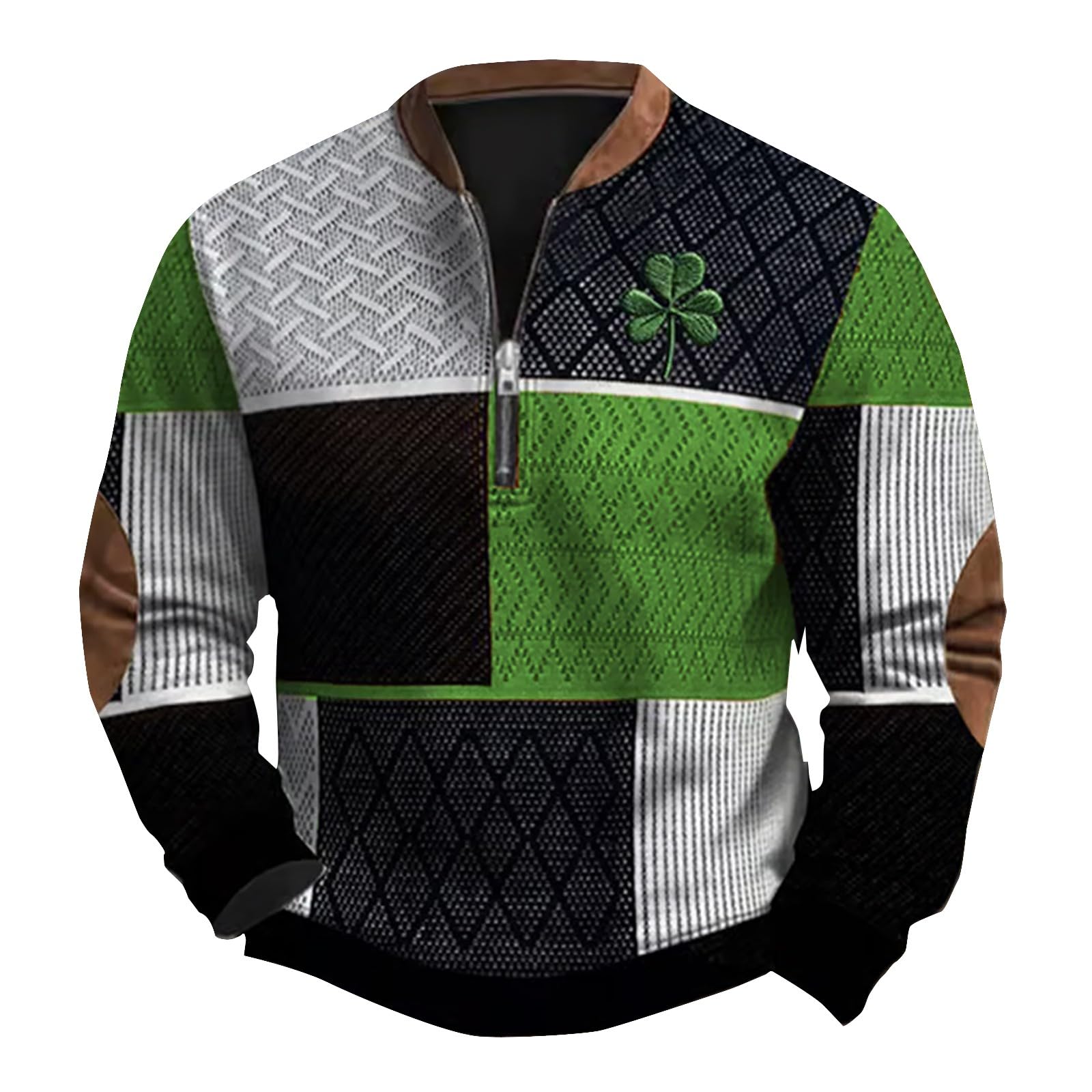 Ropa De Verano Hombre Men's Casual Fashion Loose 3D Santa Pa Print Zipper Long Sleeved Hoodie Sudadera Chulas Softshell Oversized Gym Camisetas Sin Manga Sudaderas Hombres Cremallera