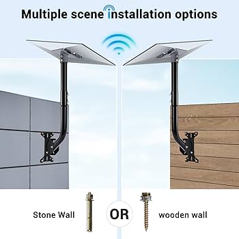 スターリンク / STARLINK　アンテナ ＋ ウォールマウントセット Amazon.co.jp: 調整可能な 取り付けキット、アダプター付き