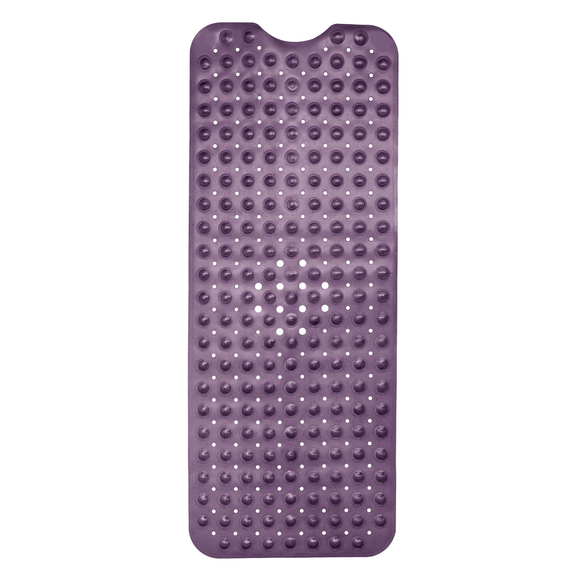 ENKOSI Non-Slip Bath Mat and Shower Mat 40x16 Extra Long, Purple