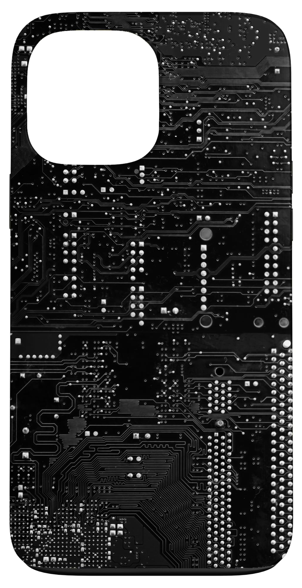 iPhone 13 Pro Max Motherboard Microchip Circuit Black IT Computer Background Case