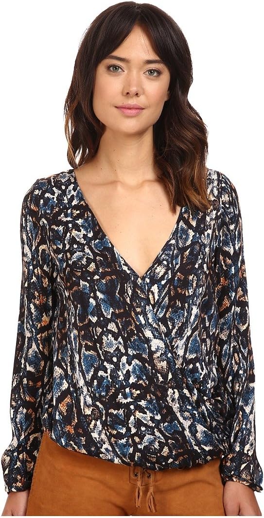 Women's Viper Wrap Top Viper Print Medium