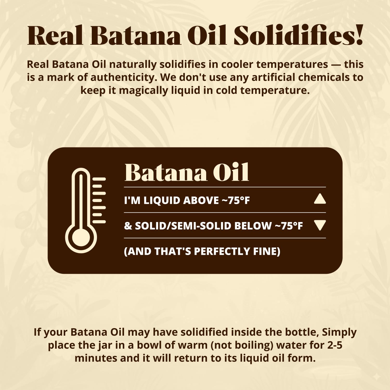 Batana Oil for Hair Growth – 100% Pure & Organic Botana Oil from Honduras – Strengthens, Thickens & Restores Natural Hair – Cold Pressed Raw Scalp & Hair Treatment for Men & Women – 60ml