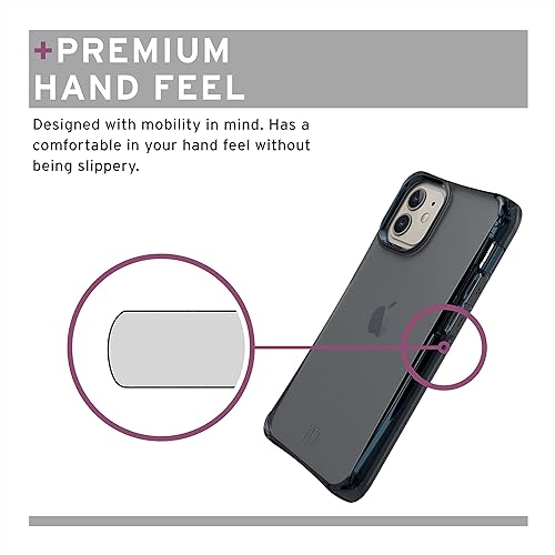 Miniatura 5 de UAG - Carcasa protectora protectora para iPhone 12 Mini 5G (pantalla de 5,4 pulgadas), ligera, delgada, a prueba de golpes, transparente, mate,